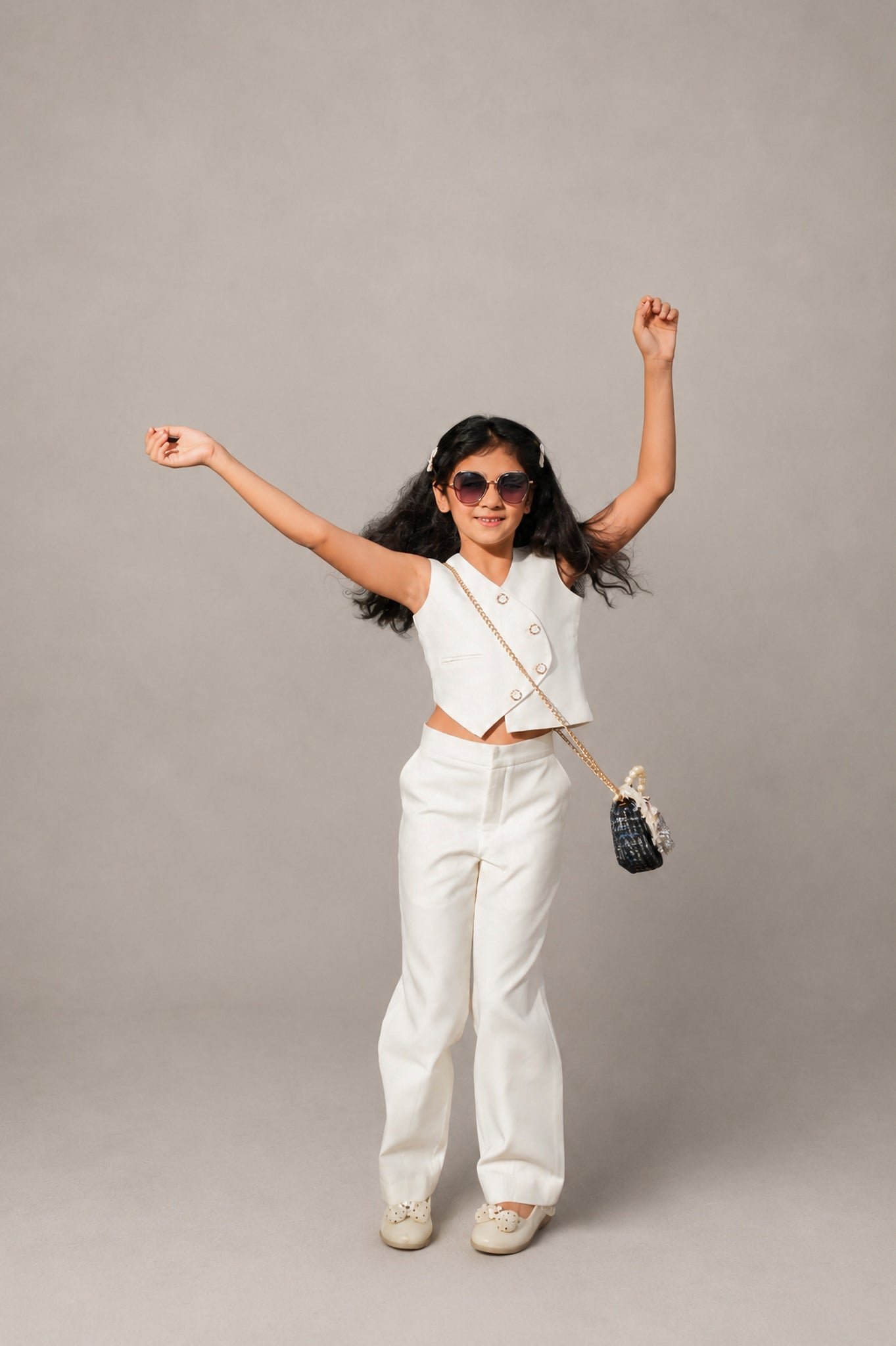 Boss Girl White Suit
