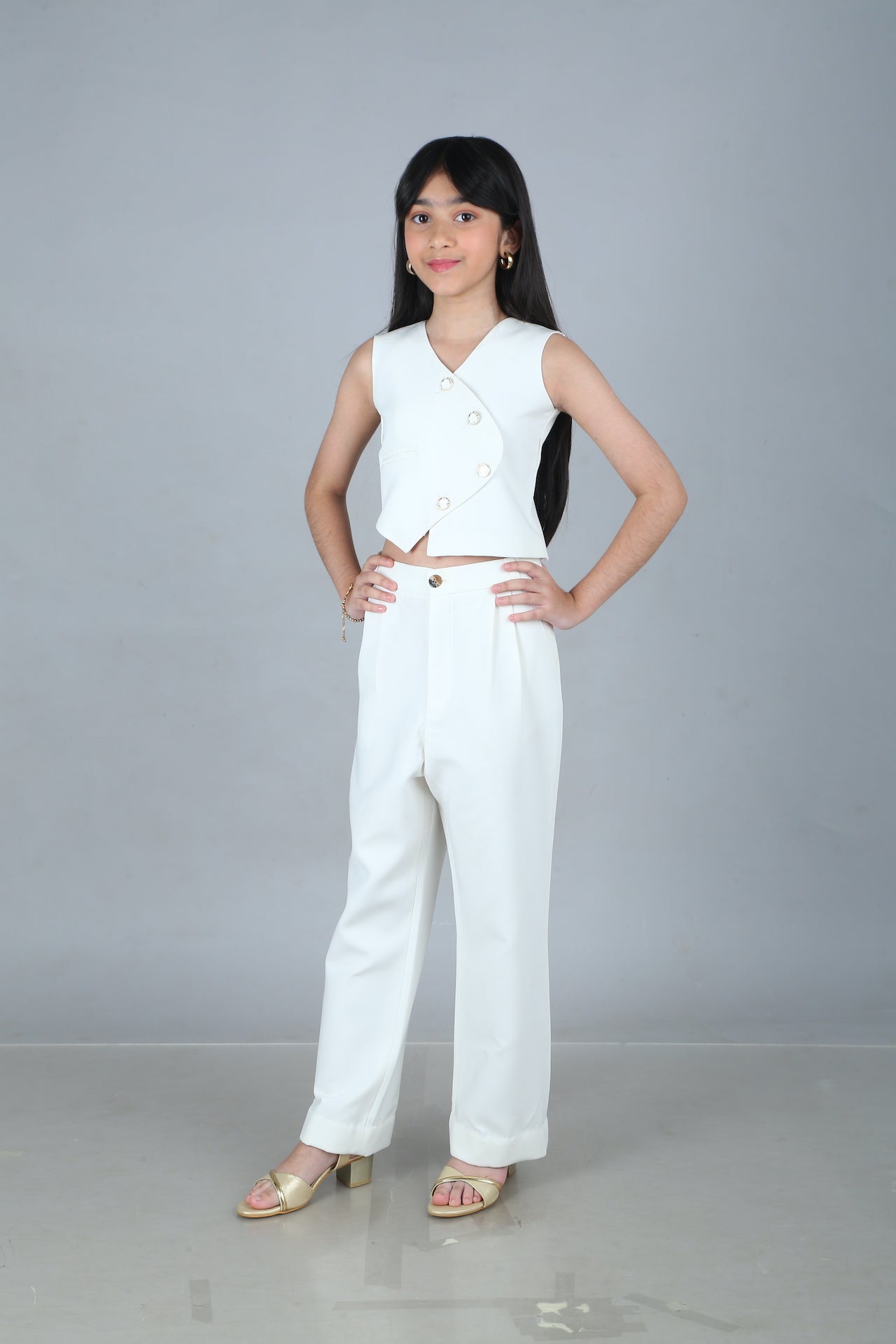 Boss Girl White Suit